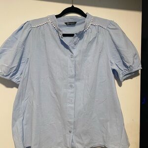 Light Blue Women's Blouse